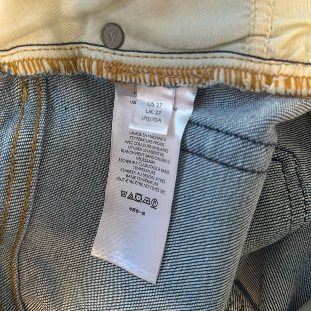 Free People We The Free Phoenix Distressed High-Rise Skinny Jeans 27 6 - Picture 8 of 10